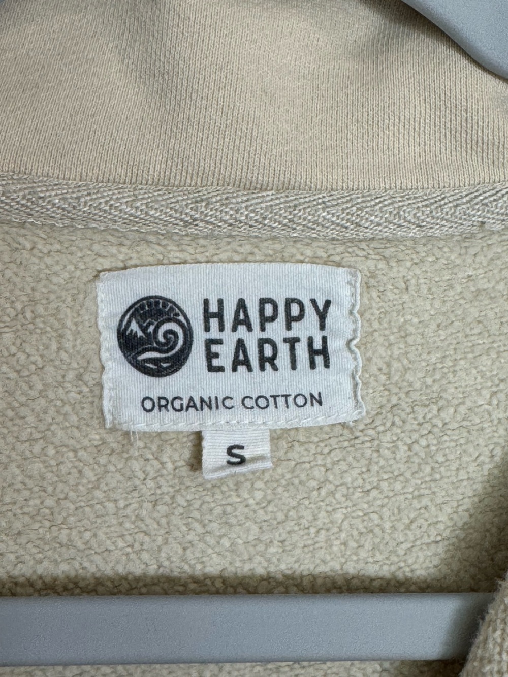 Happy Earth Organic Cotton Color-block Sunset Pullover Sweatshirt Unisex Size S - Picture 8 of 8